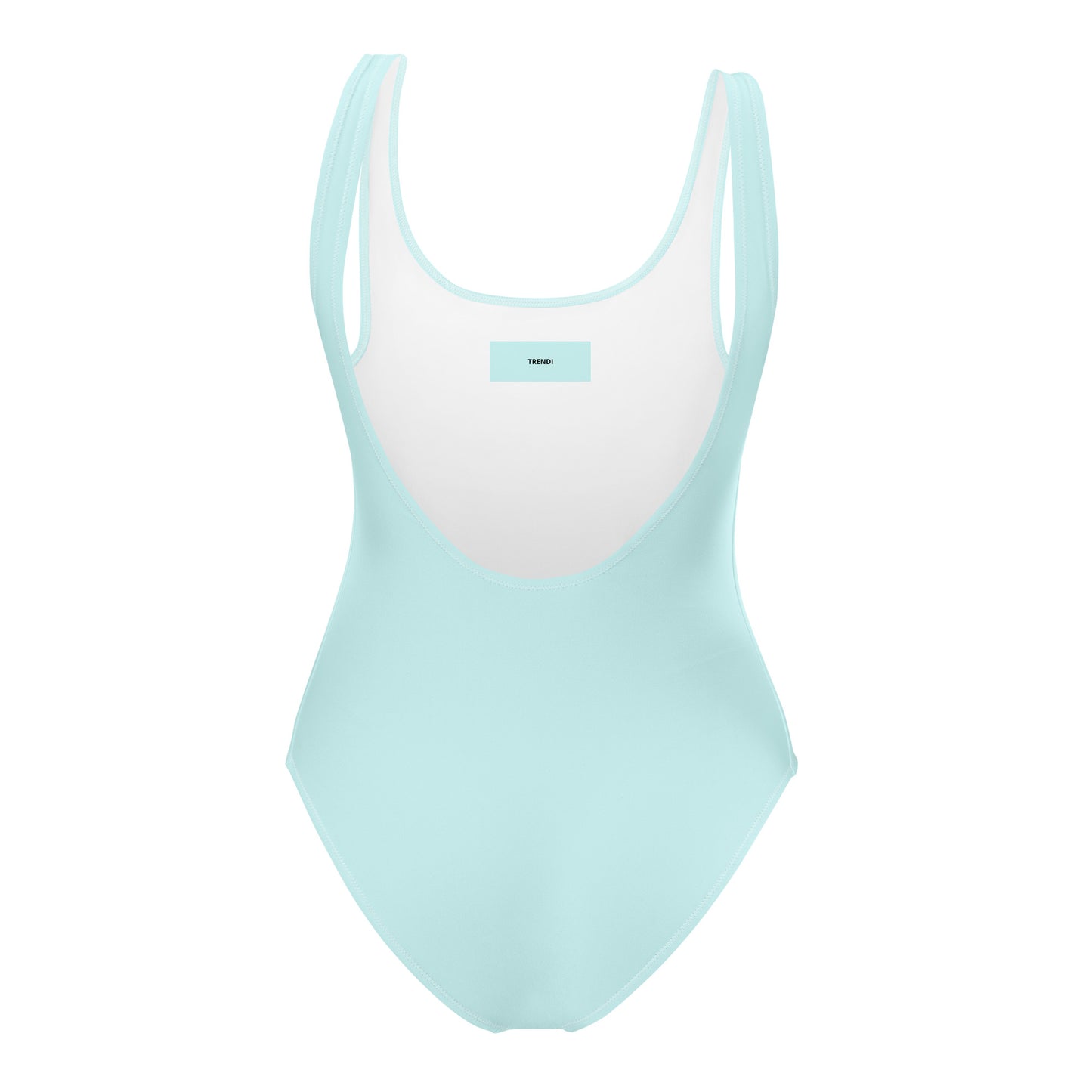 Light Blue One-Piece Swimsuit