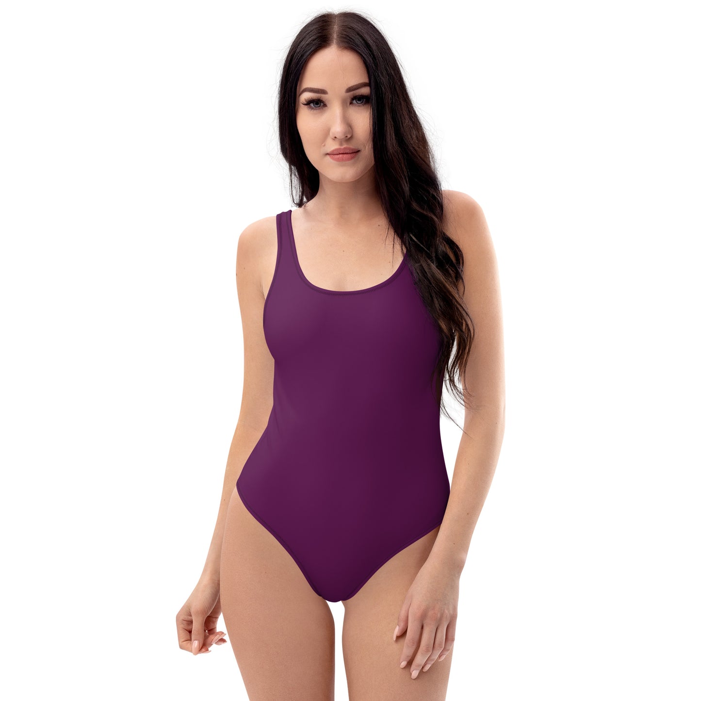 Tyrian Purple One-Piece Swimsuit