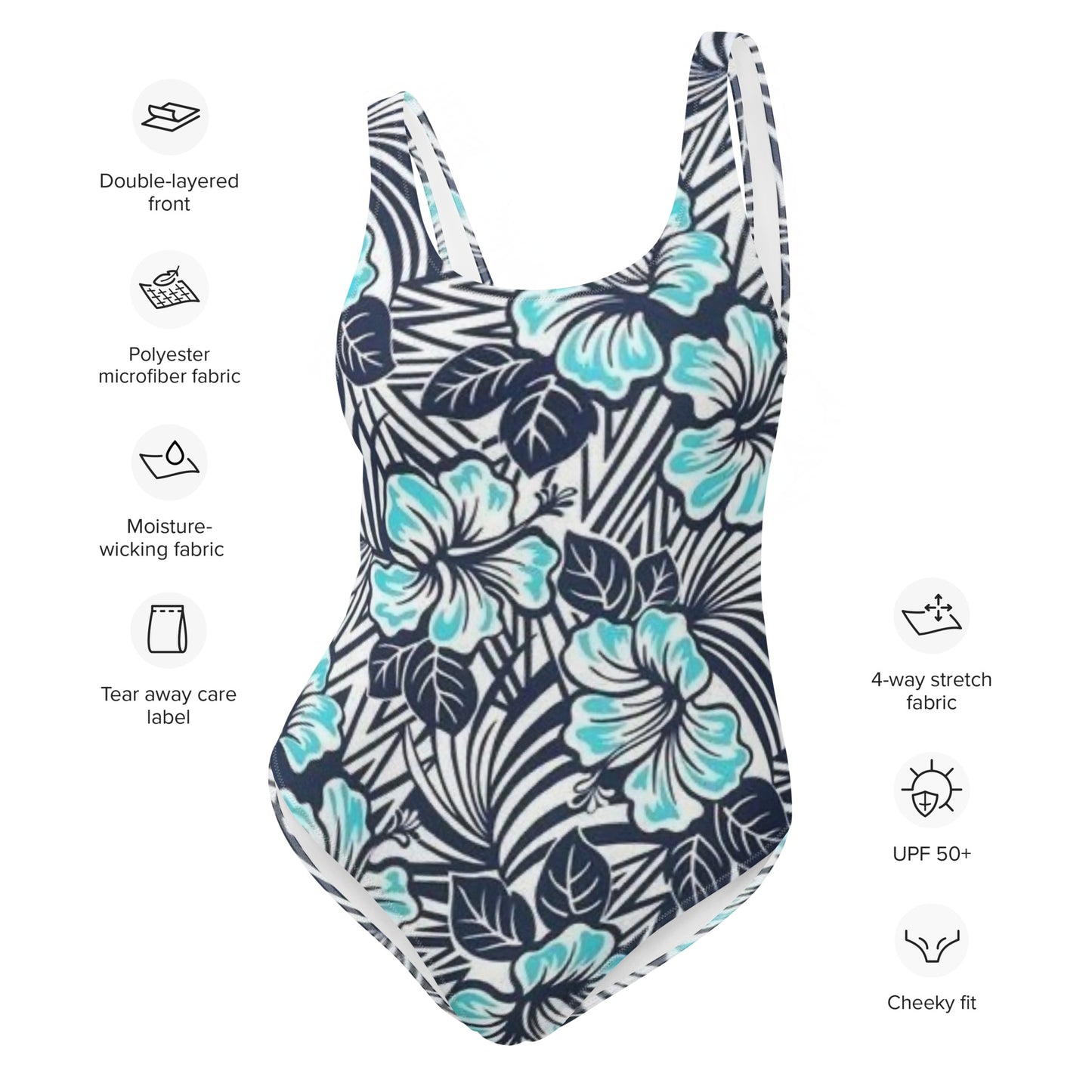 Blue Pasifika One-Piece Swimsuit