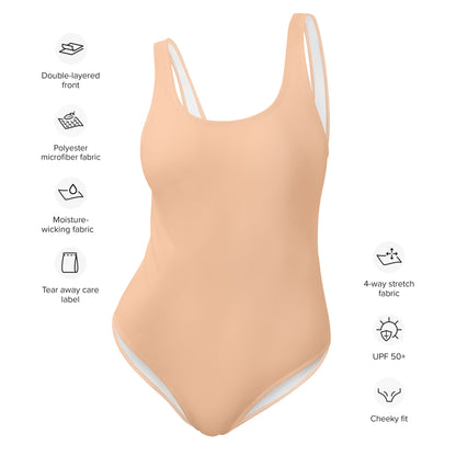 Peach One-Piece Swimsuit