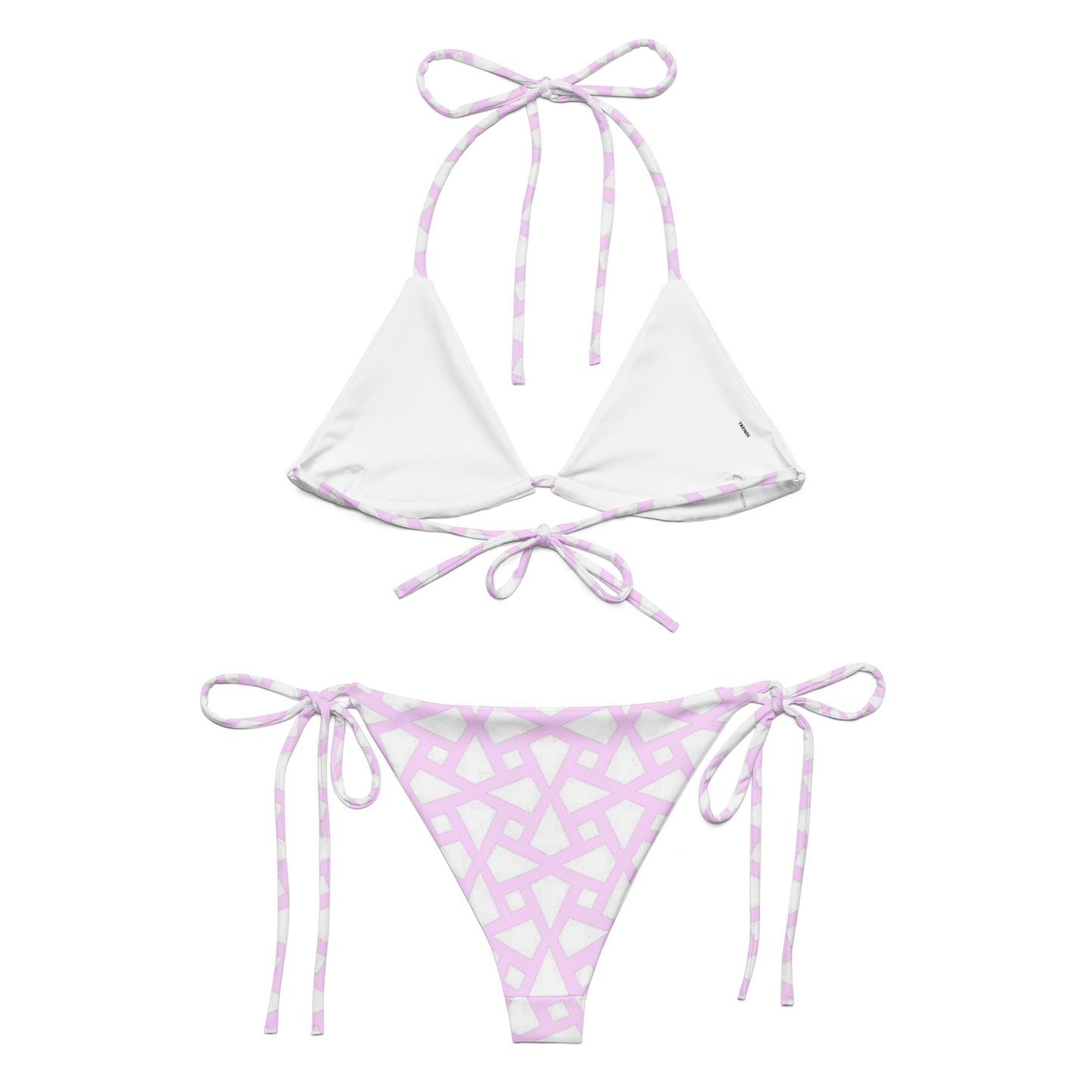 Pink Geometric String Bikini
