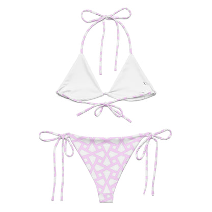 Pink Geometric String Bikini