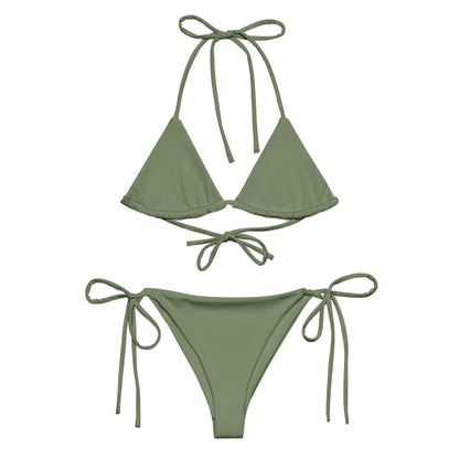 Olive Green String Bikini